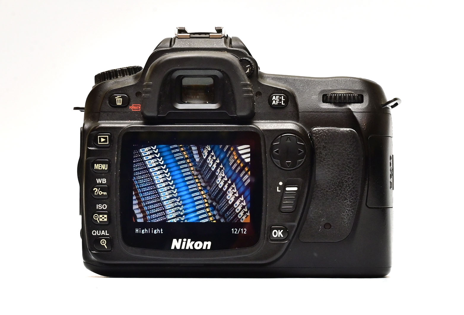 Nikon D80 rear