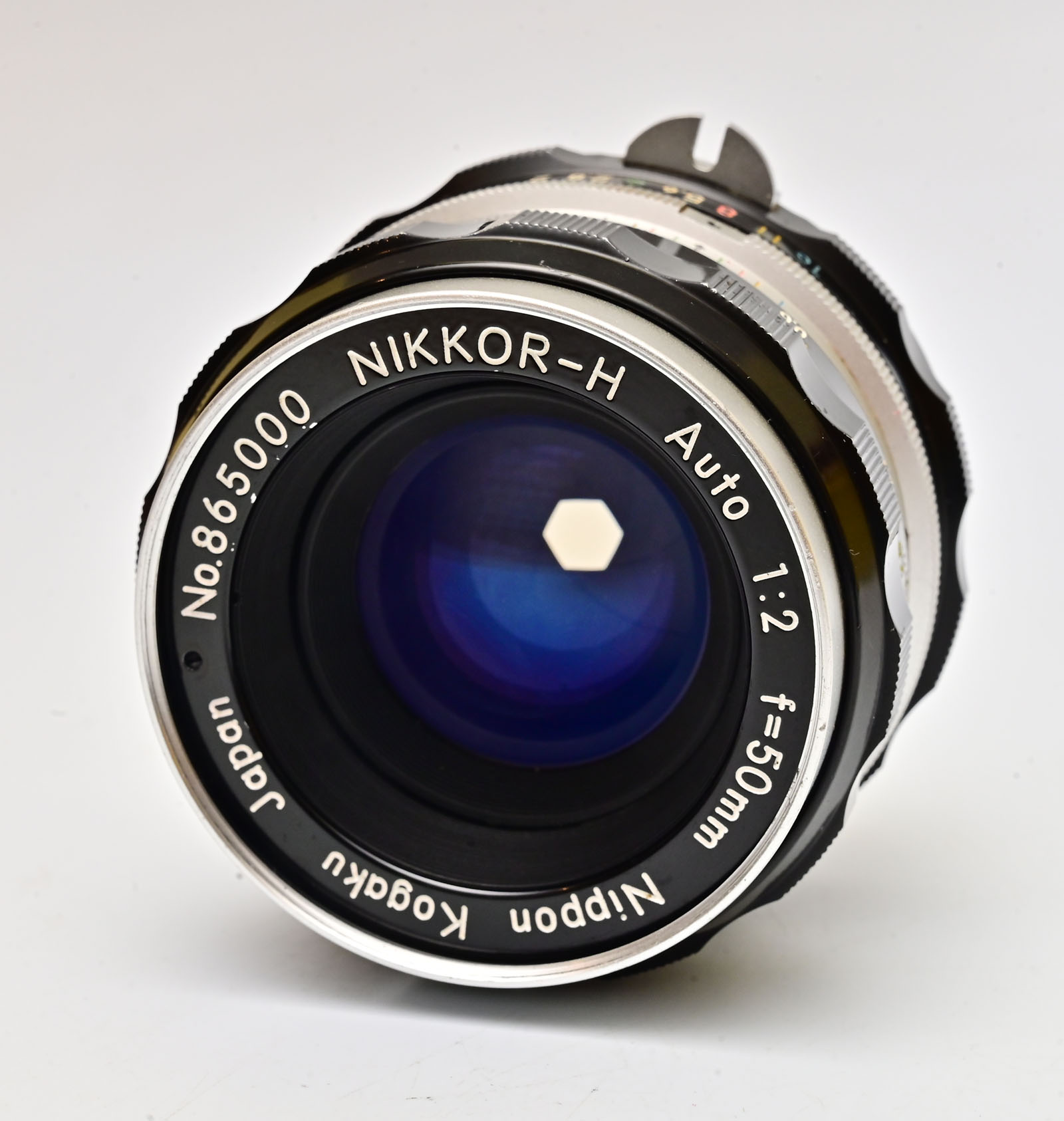 Serial number on lens front